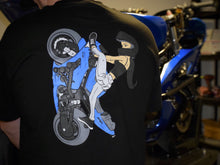 Load image into Gallery viewer, Black Short Sleeve T-Shirt - Kawasaki